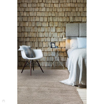Lulu Plush Super-Soft High-Density Woven Plain Silky Polyester Mid-Height Shaggy Stone Rug-Asiatic Carpets-Rug Love - The Most Loved Rug Store
